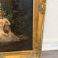 Miklós Santhó (Hungarian, 1869–1932) Antique Oil on board Painting Faun Maidens