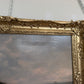 Antique 1881 Signed European Coastal Seascape Oil Painting Harbor Landscape
