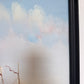 Large Maritime Naval Battle Oil Painting Signed K. Bosen Sailing Ships Seascape