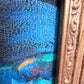Original Cubist Oil Painting – Lovers with Heart – Signed Tylor – Gold Frame