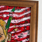 Large Serg Graff "American Legend" Mixed Media Original Contemporary Painting