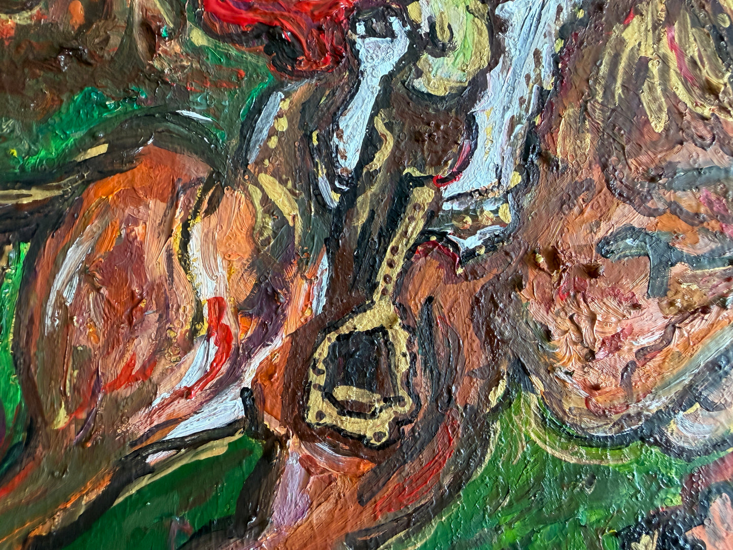 Serg Graff "Fine Hunt" Large Original Oil Painting European Equestrian Art, COA