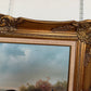 W. Larsen Original Fox Hunting Oil Painting English Hunt Horses Hounds Framed