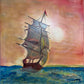 Large Oil Painting on Canvas, Seascape by Serg Graff "Clipper Ship Dream"