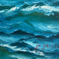 K. Dossi Original Sailing Ship Oil Painting, Nautical Seascape, Maritime Art