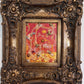 Original Mixed Media Abstract painting by Serg Graff, "Golden Balls" , COA