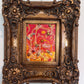 Original Mixed Media Abstract painting by Serg Graff, "Golden Balls" , COA