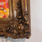 Original Mixed Media Abstract painting by Serg Graff, "Golden Balls" , COA