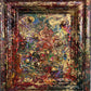 Original Mixed Media Abstract painting by Serg Graff, "Gold Storm" , COA