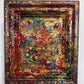 Original Mixed Media Abstract painting by Serg Graff, "Gold Storm" , COA