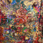 Original Mixed Media Abstract painting by Serg Graff, "Gold Storm" , COA