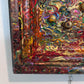 Original Mixed Media Abstract painting by Serg Graff, "Gold Storm" , COA