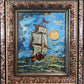 Original Acrylic painting by Serg Graff, Seascape Titled "Drift" , COA
