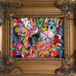 Original Abstract Painting Serg Graff "Pareidolia" Surreal Fantasy Artwork, COA