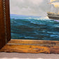 Original Oil painting on canvas, seascape, Sailing Ship, signed Milton