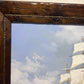 Original Oil painting on canvas, seascape, Sailing Ship, signed Milton