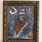 Serg Graff "Haunted Pirate Ship" Original Acrylic Painting Fantasy Maritime Art
