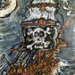 Serg Graff "Haunted Pirate Ship" Original Acrylic Painting Fantasy Maritime Art