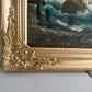 Signed Oil Painting on canvas Sailing Ship Rough Sea Maritime Seascape Framed