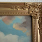 Signed Oil Painting on canvas Sailing Ship Rough Sea Maritime Seascape Framed