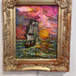 Original Acrylic painting by Serg Graff, Seascape Titled "Odyssey" , COA