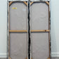 Set of 2 Textured Abstract Paintings Modern Contemporary Wall Art Decor Red Gold