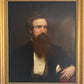 ORIGINAL 1860 Famous American Artist Henry Peters Gray (1819-1877) antique oil on canvas, portrait
