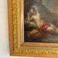 Late 17th Century European Baroque Oil Painting of Goddess and Cherub, Framed