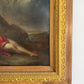 Late 17th Century European Baroque Oil Painting of Goddess and Cherub, Framed