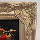 Morris Katz Floral Still Life Oil Painting Palette Knife Technique Gold Frame