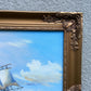 Original Marine Oil Painting Tall Ship on Open Sea | Nautical Seascape Art