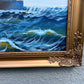 Original Marine Oil Painting Tall Ship on Open Sea | Nautical Seascape Art