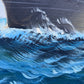Original Marine Oil Painting Tall Ship on Open Sea | Nautical Seascape Art