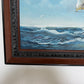 K.Dossi Original Sailing Ship Oil Painting, Nautical Seascape, Maritime Art