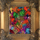 Original Abstract Painting Serg Graff "Beautiful Chaos" Surreal Fantasy, COA