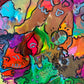 Original Abstract Painting Serg Graff "UFO" Surreal Fantasy Pop Art, COA