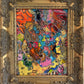 Original Abstract Painting Serg Graff "Piggy's Wild Party" Surreal Fantasy, COA