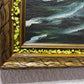 Vintage Original Oil painting on canvas Seascape, Sailing Ship in the ocean