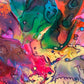 Original Abstract Painting Serg Graff "Kikoriki " Surreal Fantasy, COA