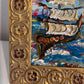 Serg Graff Original “Yeloria” Ship Painting | Gold Ornate Frame | Nautical