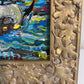 Serg Graff Original “Brigel” Acrylic Ship Painting | Gold Leaf Frame | Nautical