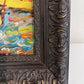Serg Graff Original “Zephura” Acrylic Ship Painting | Dark Gold Frame | Nautical