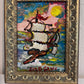 Serg Graff Original “Eldoria” Ship Painting | Gold Ornate Frame | Nautical