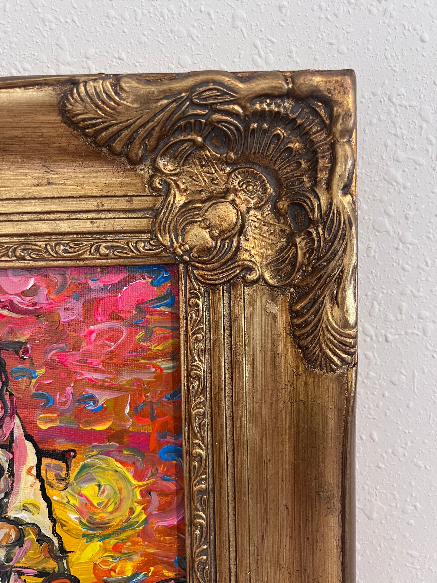 Serg Graff Original “Solaria” Ship Painting | Gold Ornate Frame | Nautical