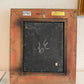 Vintage Signed Rooster and Chickens Oil Painting Farmyard Hen Scene Gold Frame