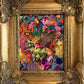 Serg Graff Lovers Original Abstract Painting, Colorful Contemporary Pop Art