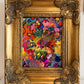 Serg Graff Lovers Original Abstract Painting, Colorful Contemporary Pop Art
