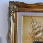 Baill Tall Ship Oil Painting Sailing Ship Seascape, Maritime Nautical Wall Art