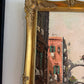 Antonio De Vity (1901-1993) Oil Painting Italian Street Market Scene Cityscape