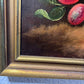 Antique 19th century Original Oil Painting on canvas, Still Life, Framed